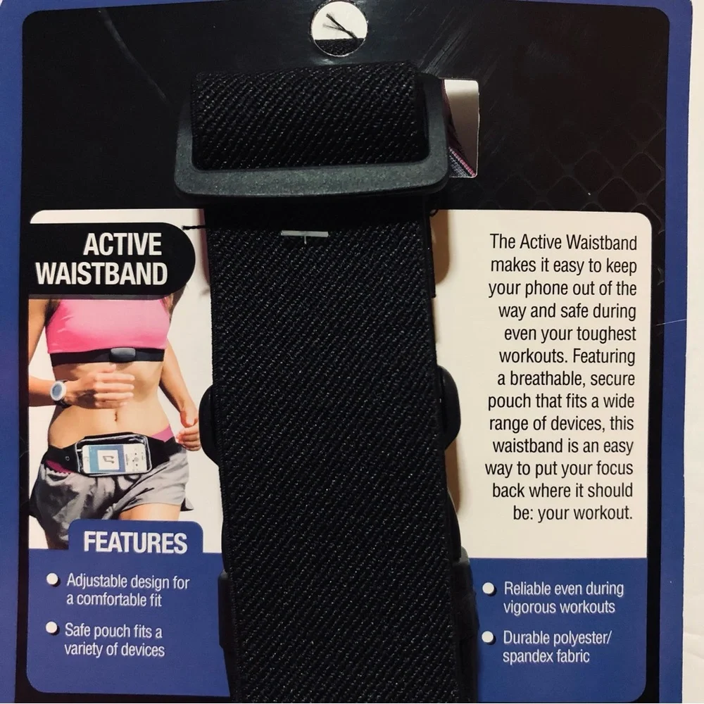 🔥$8🔥PRO STRENGTH Active Waistband Black Pink Women's